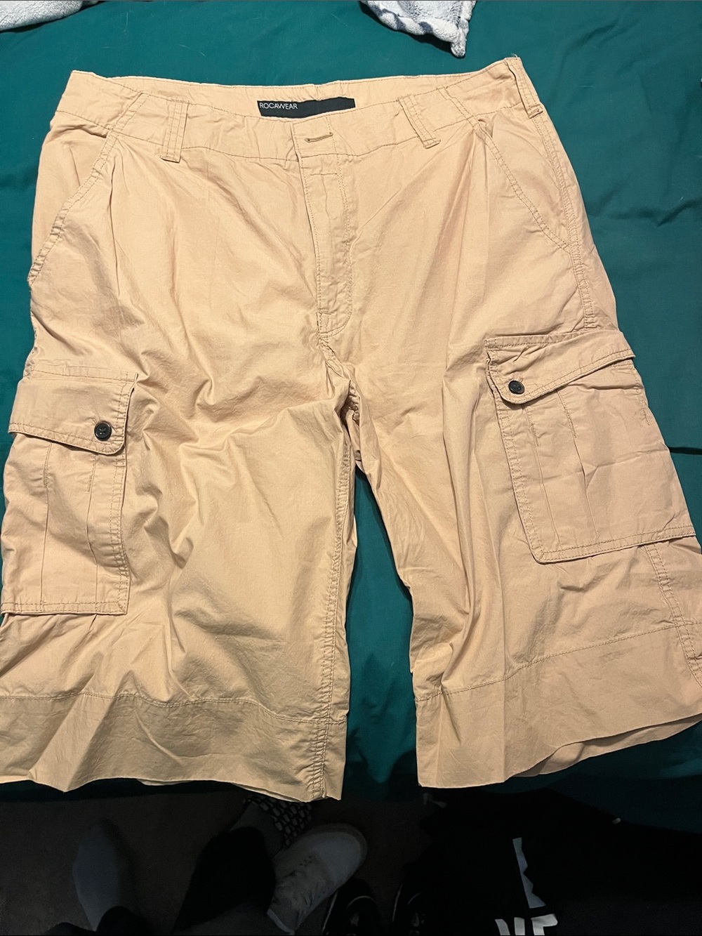 Rocawear Men's Tan Cargo Shorts